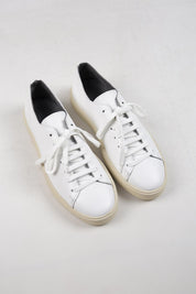 Krahe Ares Men's Genuine Leather White Sneakers