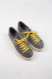 Krahe Ares Men's Genuine Leather Dark Grey Sneakers