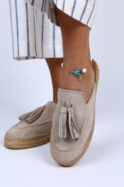 Manijero Edita Women's Genuine Leather Beige Clogs
