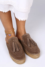 Manijero Edita Women's Genuine Leather Mink Clogs