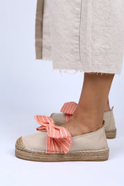Manijero Espe Women's Genuine Leather Beige Shoes